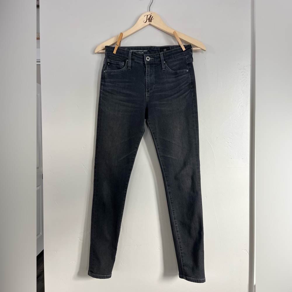 AG / Farrah Skinny Ankle Jean / Grey / 25